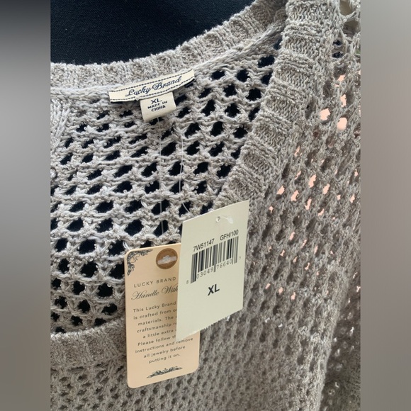 Lucky Brand Taupe Sweater - Picture 3 of 6